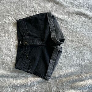 Black Denim Women's Shorts